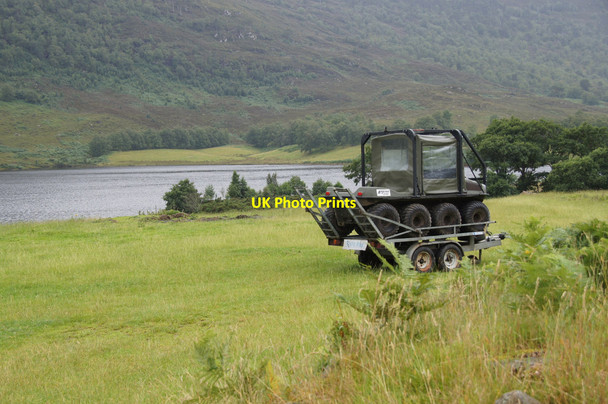 Photo 6"x4" Argocat on a trailer, Lochanside, Glen Strathfarrar Glen Strathfarrar\/NH2939 c2014