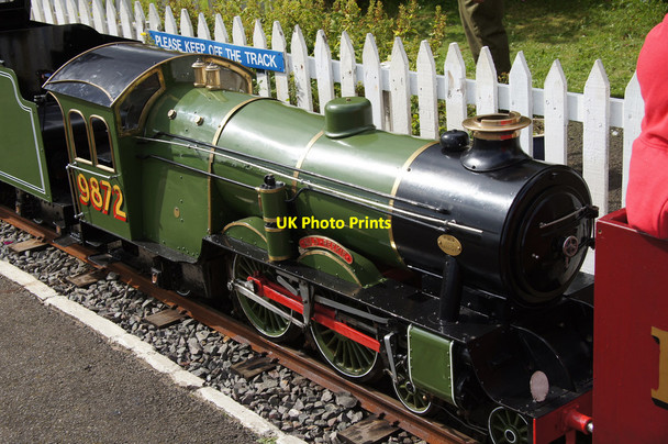 Photo 6"x4" Miniature railway engine, Kerr's Miniature Engine, West Links, Arbroath Arbroath c2014