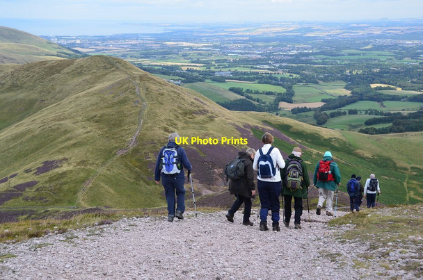 Photo 6"x4" Walkers on Carnethy Hill Coates\/NT2161 c2014