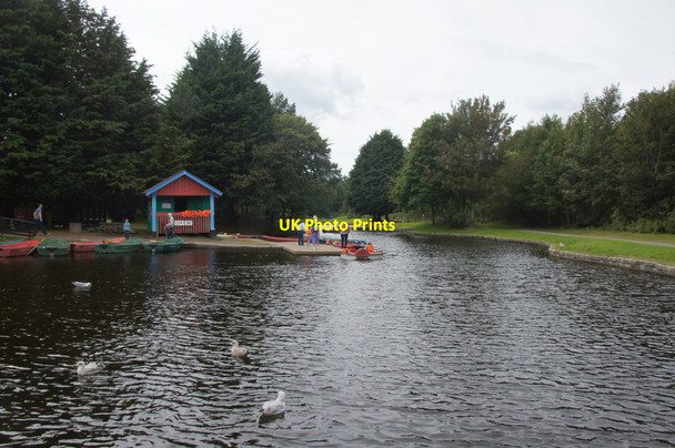 Photo 6"x4" Whin Park boating lake, Inverness Inverness c2014