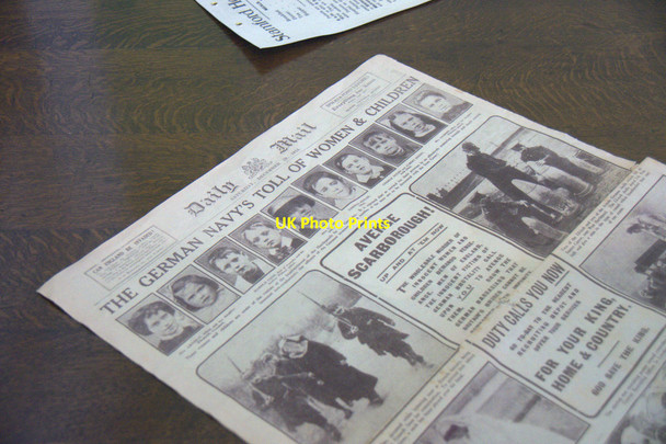Photo 6"x4" Newspaper in the Dunham Massey is the Stamford Military Hospital exhibition Dunham Town c2014