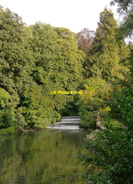 Photo 6"x4" Gosden Weir, seen from the Tannery Lane bridge Bramley\/TQ0044 c2014