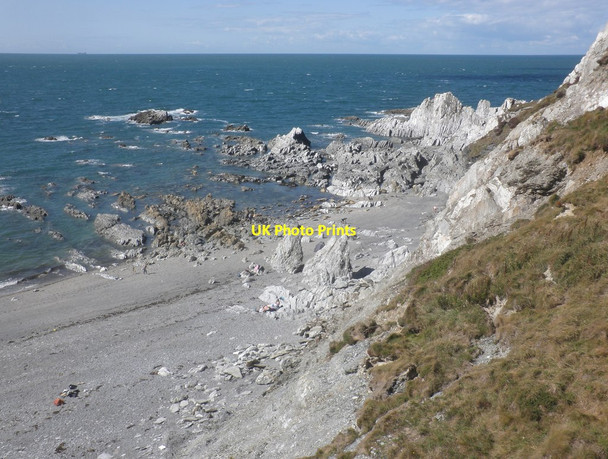 Photo 6"x4" Rockham Beach Mortehoe c2014