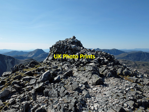 Photo 6"x4" Beinn Liath Mh\u00c3\u00b2r summit Coire L\u00e0ir\/NG9651 c2014
