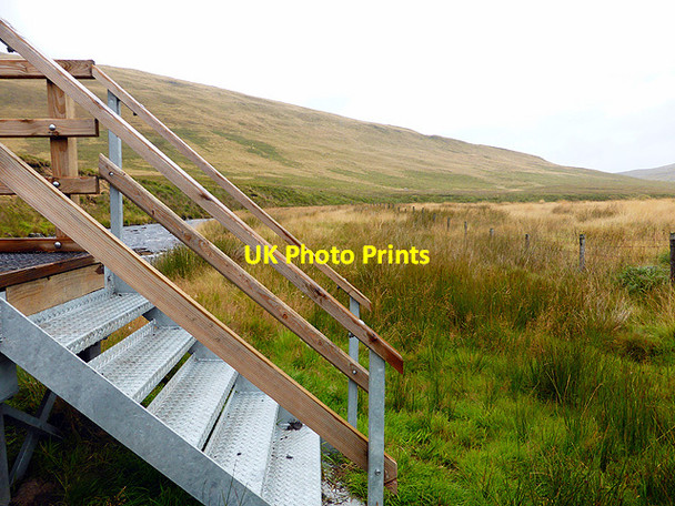 Photo 6"x4" New footbridge over Afon Rheidol - 4 Banc Llechwedd-mawr c2014