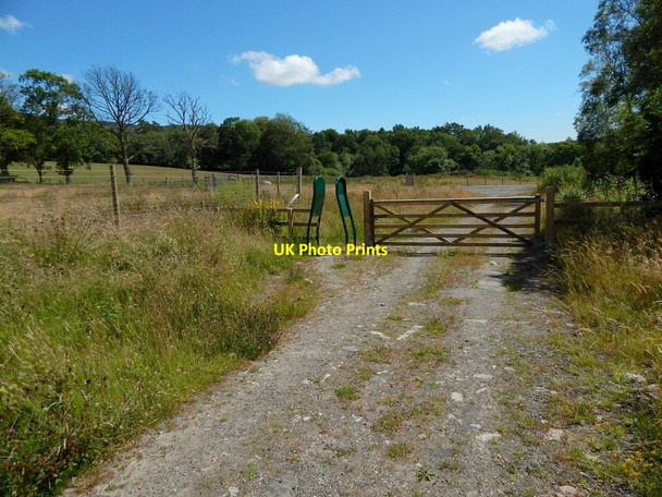 Photo 6"x4" End of a circular path Dumbarton c2014