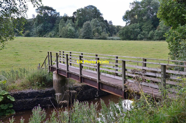 Photo 6"x4" Footbridge over the Oxnam Water Crailing c2014