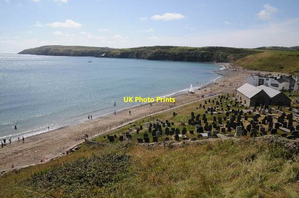 Photo 6"x4" The beach at Aberdaron Aberdaron c2014