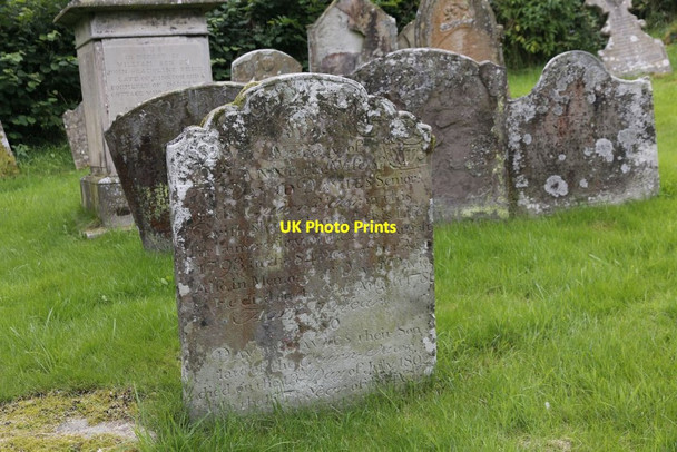 Photo 6"x4" Old Headstones Frank's Bridge c2014