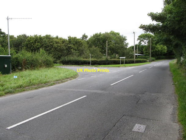 Photo 6"x4" The turn-off for Strangford at the staggered Crew Road\/Ballyhornan Road junction Bishops Court\/J5642 c2014