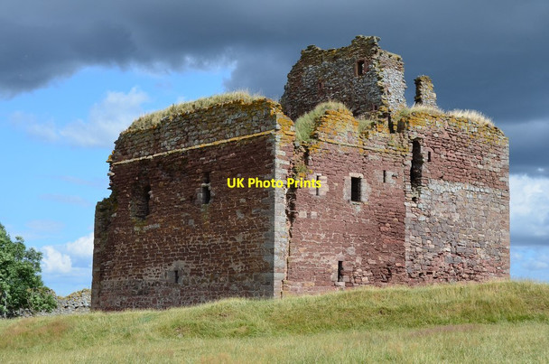 Photo 6"x4" Cessford Castle Whitton\/NT7622 c2014