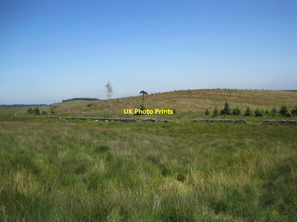 Photo 6"x4" Open Access Land, Trenchgap Fold Linen Sike c2014