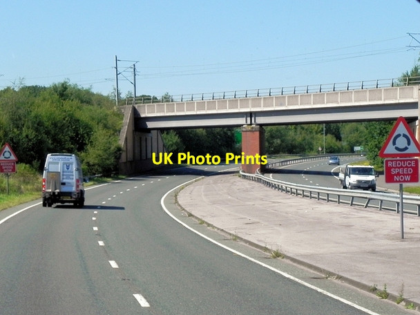 Photo 6"x4" A34 Wilmslow-Handforth Bypass Alderley Edge\/SJ8478 c2014