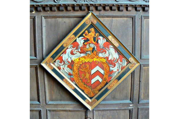 Photo 6"x4" Hatchment, Chastleton House, Chastleton, Oxfordshire Chastleton c2014