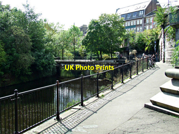 Photo 6"x4" Path by the River Kelvin Glasgow c2014