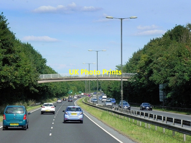 Photo 6"x4" Footbridge over Basingstoke Ringway North Basingstoke c2014