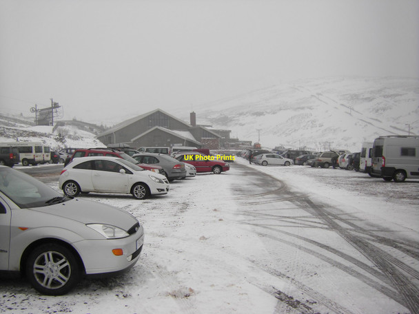 Photo 6"x4" Ski Centre  car park Allt Coire an t-Sneachda\/NH9805 c2009