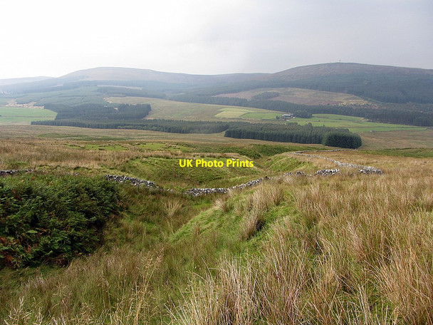 Photo 6"x4" Kink in the Border Line at Hawkhope Hole Saughtree c2014