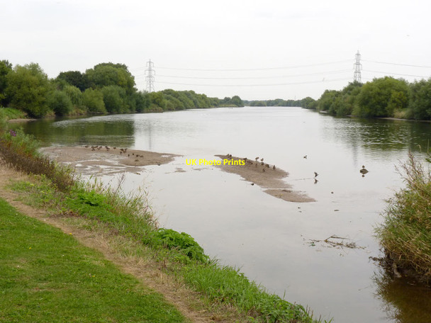 Photo 6"x4" River Trent at Church Laneham Church Laneham c2014