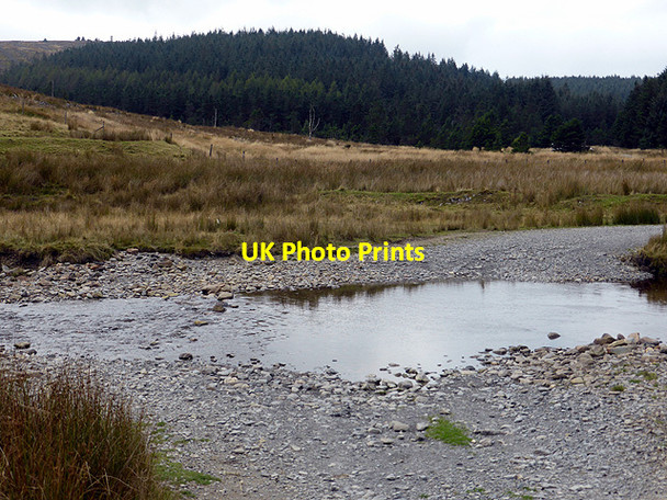 Photo 6"x4" Ford across Afon Llechwedd-mawr Afon Llechwedd-mawr c2014