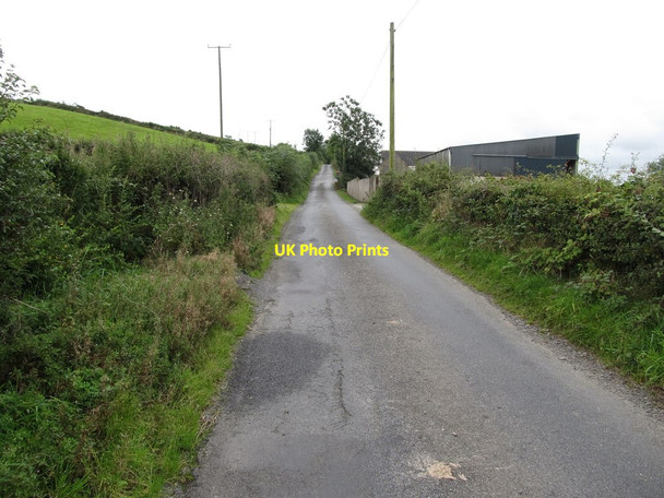 Photo 6"x4" The ascending Cashel Road Cullyhanna c2014