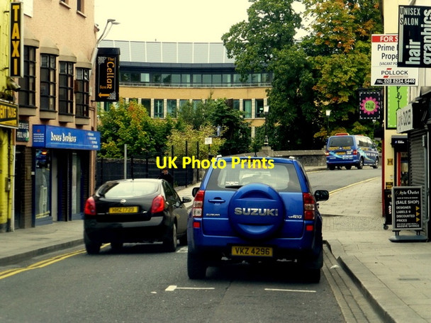 Photo 6"x4" Traffic in Bridge Street, Omagh Omagh c2014