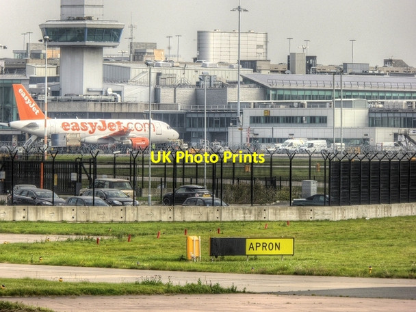 Photo 6"x4" Terminal 1, Manchester Airport Thorns Green c2014