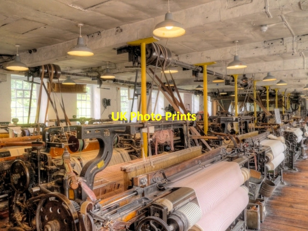 Photo 6"x4" Quarry Bank Mill, Weaving Shed Styal c2014