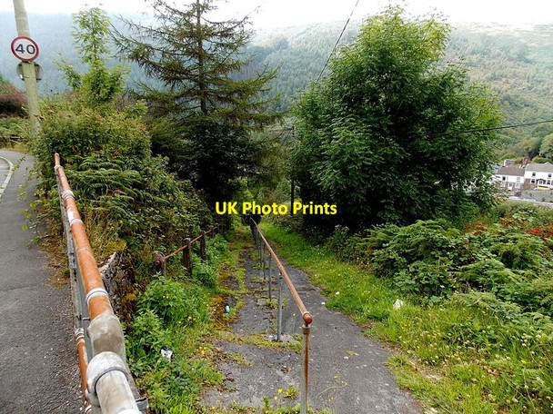 Photo 6"x4" Public footpath descends to the Garw Valley Pontycymer c2014