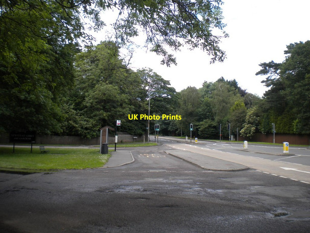 Photo 6"x4" Bus layby outside Newstead Abbey gates, Ravenshead Ravenshead c2014