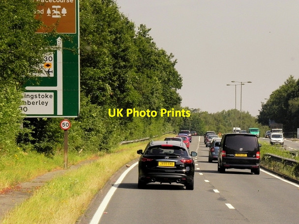 Photo 6"x4" Northbound A322 Bagshot\/SU9163 c2014