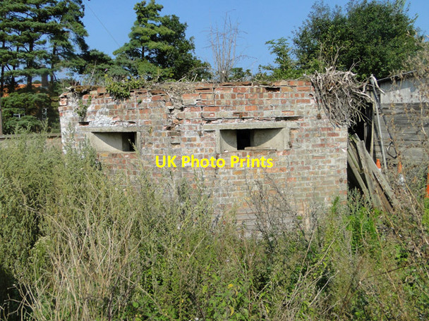 Photo 6"x4" Pillbox on the crossroads at Burnham Westgate Burnham Market c2014