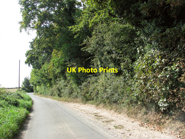 Photo 6"x4" View up Chalk Hill Burnham Market c2014