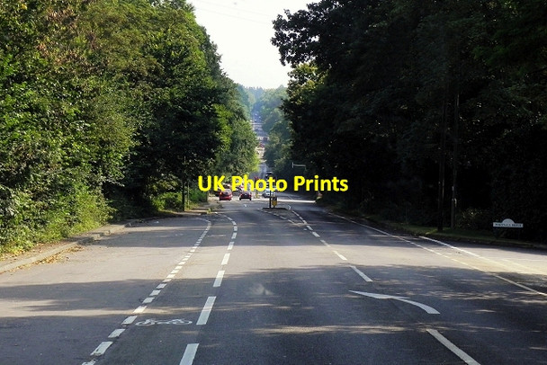 Photo 6"x4" Layby on London Road Shrubs Hill c2014