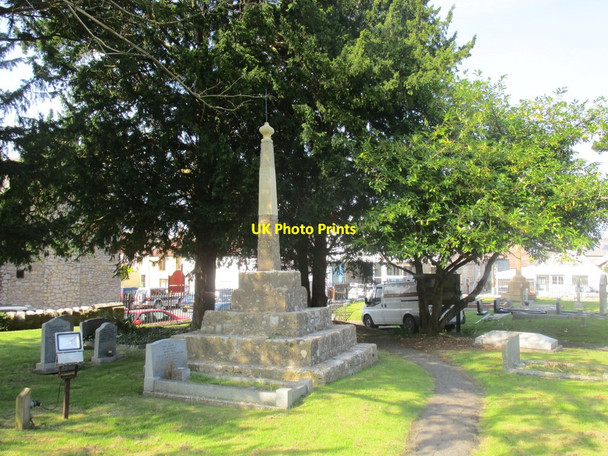 Photo 6"x4" Churchyard Cross, Mark Mark\/ST3847 c2014