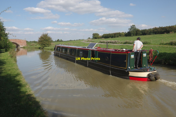 Photo 6"x4" Approaching bridge 79, Oxford Canal Barby c2014