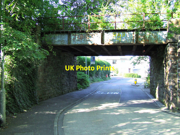 Photo 6"x4" Railway bridge at Bridgend Road Greenock\/NS2776 c2014