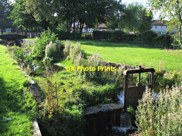 Photo 6"x4" Sluice gate on the Lady Burn Greenock\/NS2776 c2014