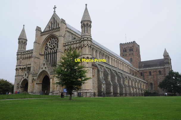 Photo 6"x4" St Albans Cathedral St Albans c2014