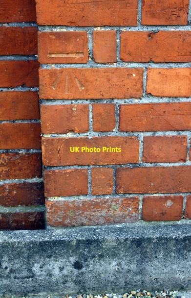 Photo 6"x4" Benchmark on #175 Church Road Whiteknights c2014