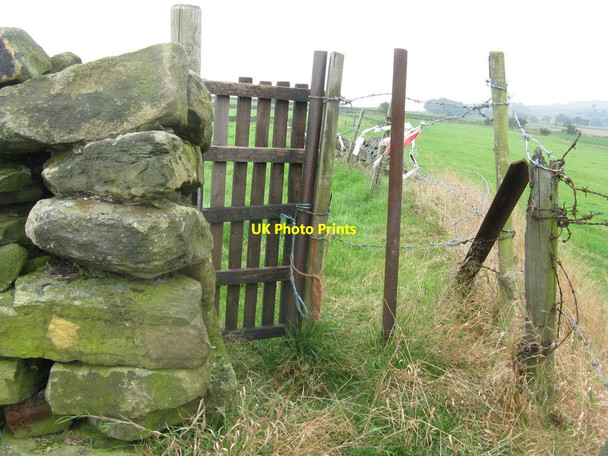 Photo 6"x4" Gate on the path Middlewood\/SK3191 c2014
