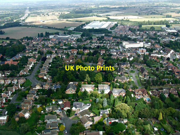 Photo 6"x4" Kegworth from the air Kegworth c2014