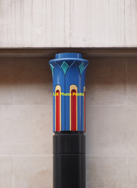 Photo 6"x4" Postmodern detail, Sainsbury Wing, National Gallery Westminster c2014