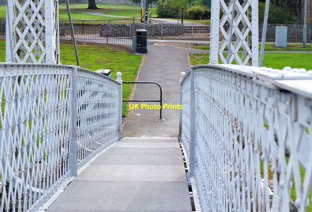 Photo 6"x4" Newly resurfaced footbridge, Peebles Peebles\/NT2540 c2014