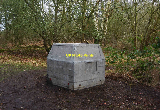 Photo 6"x4" Burlish Camp Project - commemorative block awaiting panels, near Stourport-on-Severn Stourport-on-Severn c2013