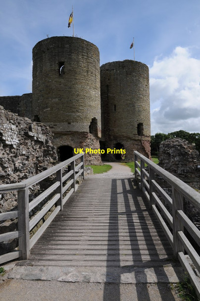 Photo 6"x4" Rhuddlan Castle Pen-y-ffordd\/SJ0278 c2014