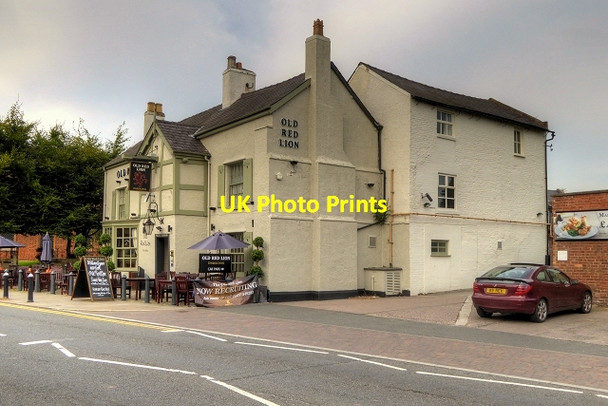 Photo 6"x4" The Old Red Lion, Holmes Chapel Holmes Chapel c2014