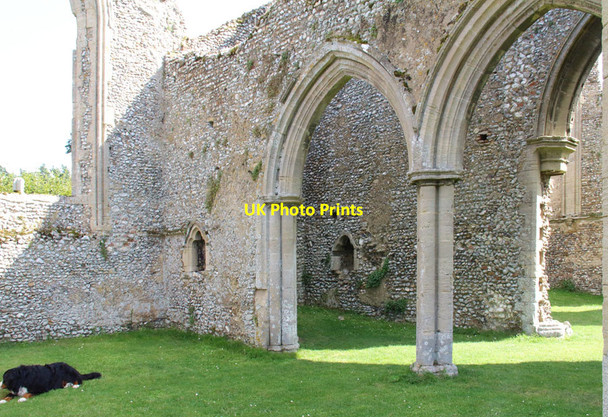 Photo 6"x4" Creake Abbey, North Creake - ruin North Creake c2014 P1