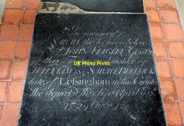 Photo 6"x4" St Peter & St Paul, Knapton - Ledger slab Knapton\/TG3034 c2014