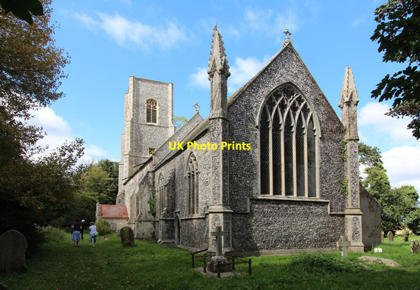 Photo 6"x4" St Giles, Bradfield Antingham c2014
